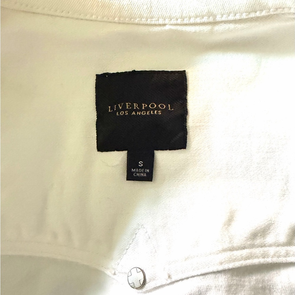Liverpool White Jean Jacket - Picture 4 of 4